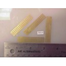 963.4 - Overland diesel etched screen,brass;(AS16/616 etc.) 1-61/64 x 25/64 - Pkg. 4